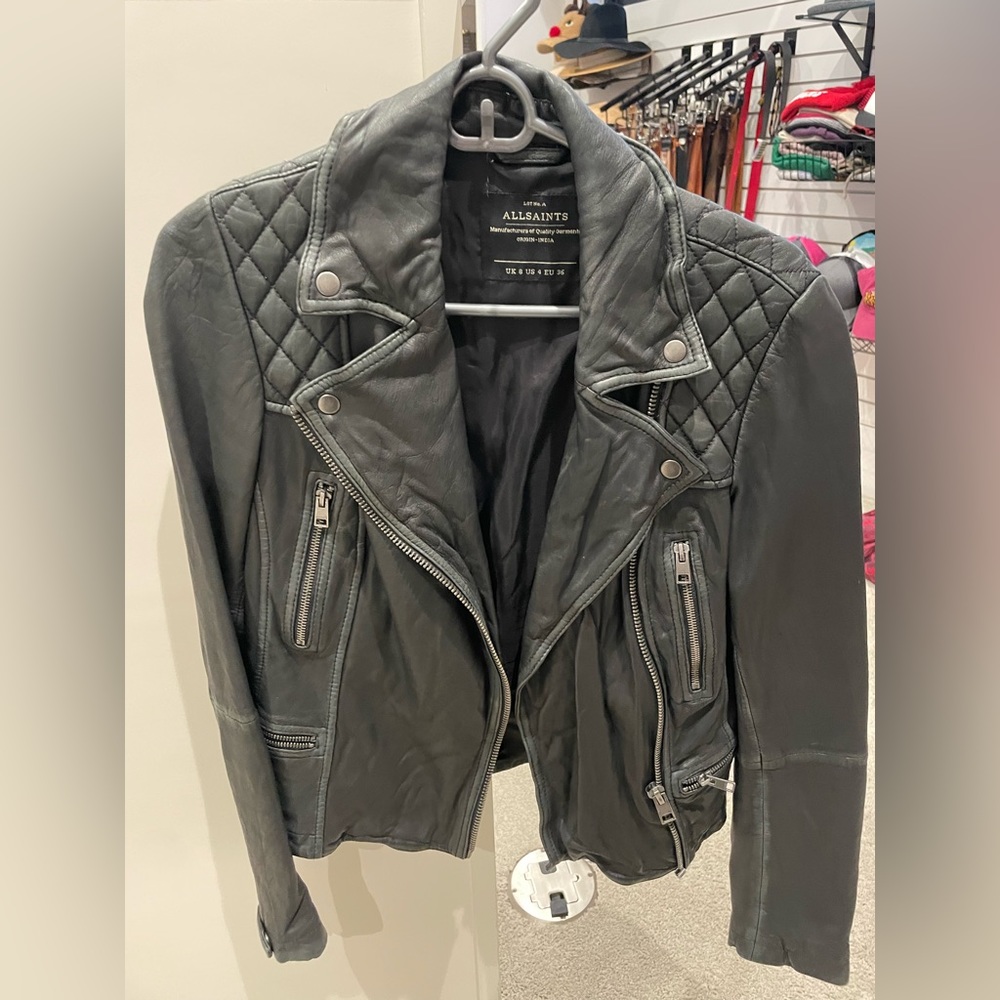 Leather Biker Jacket - Picture 9 of 17